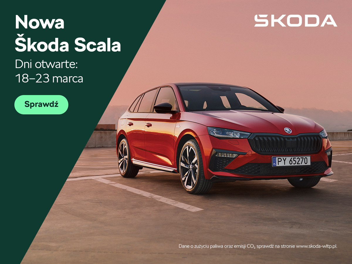 Nowa Škoda Scala. Robi wrażenie.